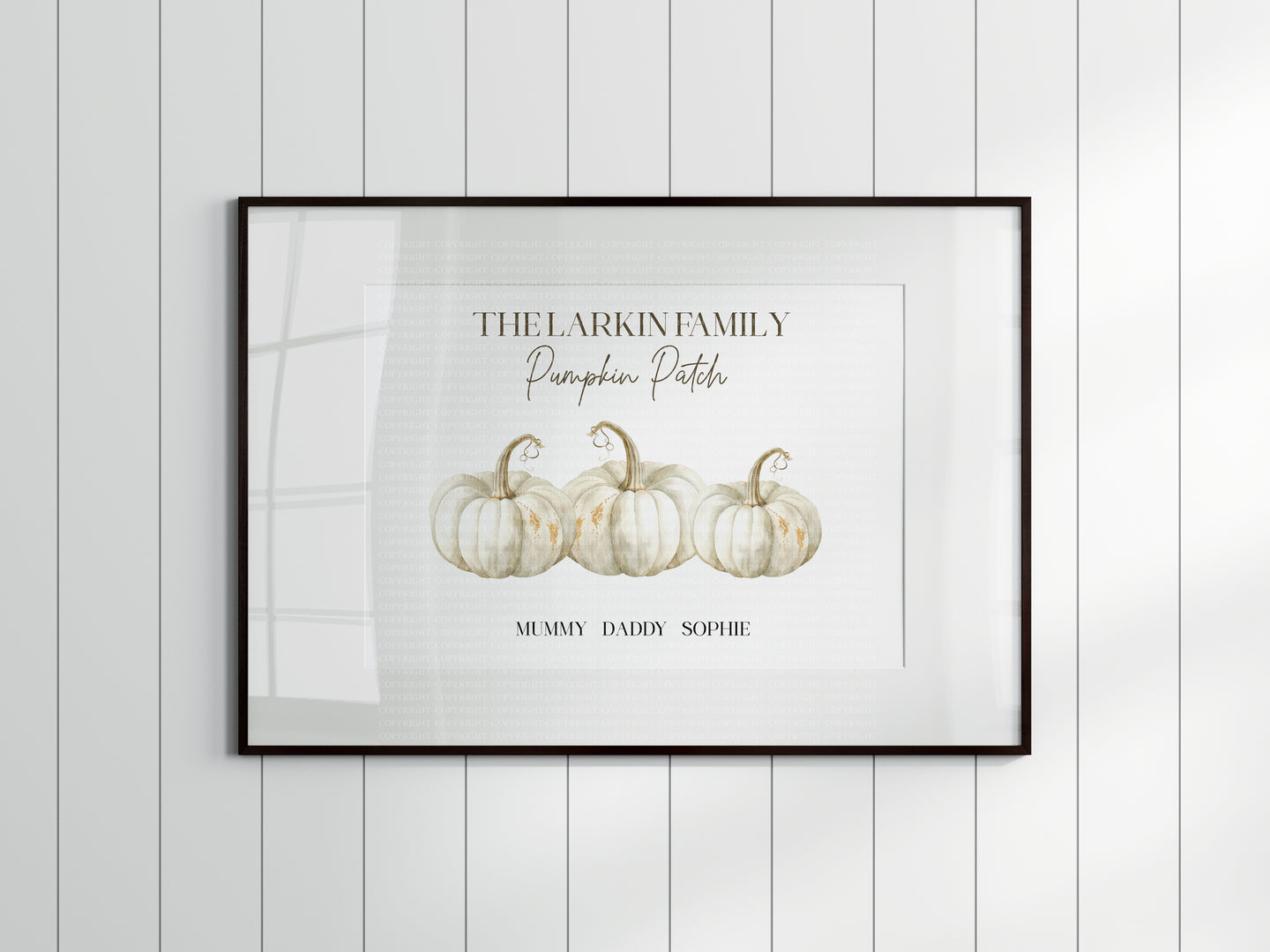MONDAY MADNESS Our Pumpkin Patch Autumn A4 Print