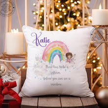 Load image into Gallery viewer, Child Rainbow Cushion
