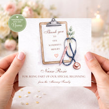 Load image into Gallery viewer, Thank you Nurse/Midwife/Medical Team Clipboard
