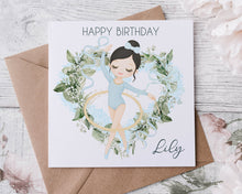 Load image into Gallery viewer, Little Gymnast Birthday Card
