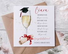Load image into Gallery viewer, Graduation Card - Champagne
