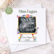Load image into Gallery viewer, Personalised SNA Thank you Card - Noticeboard
