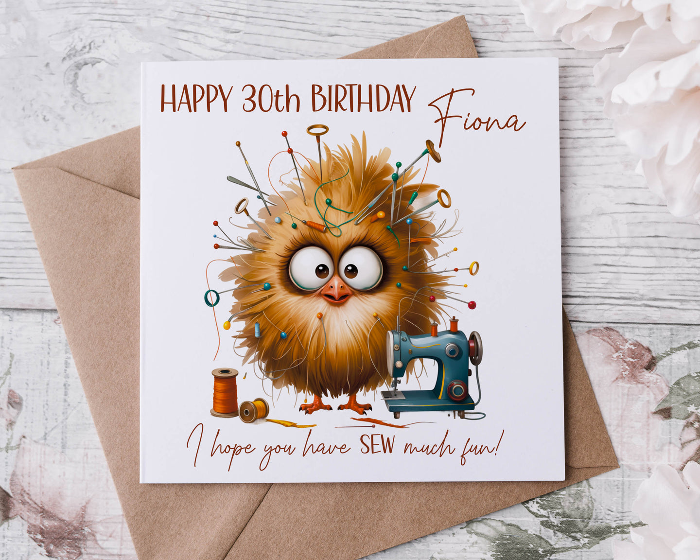 Sewing / Embroidery Greeting Card