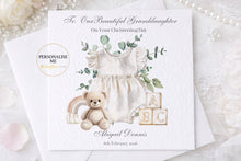 Load image into Gallery viewer, Christening Card  -Cute Romper
