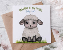 Load image into Gallery viewer, Baby Sheep New Baby Card
