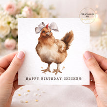 Load image into Gallery viewer, Funny Happy Birthday Chicken Card!
