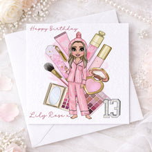 Load image into Gallery viewer, Personalised Teen Girl Birthday Card

