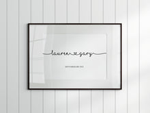 Load image into Gallery viewer, Contemporary Names Unframed Print
