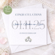 Load image into Gallery viewer, Contemporary Wedding Card
