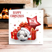 Load image into Gallery viewer, Football/Soccer Christmas Card
