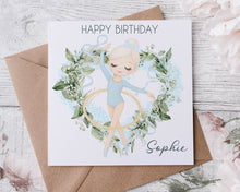 Load image into Gallery viewer, Little Gymnast Birthday Card

