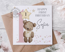 Load image into Gallery viewer, Baby Bear Birthday Card
