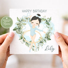 Load image into Gallery viewer, Little Gymnast Birthday Card
