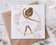 Load image into Gallery viewer, Little Ballet Dancer Birthday Card
