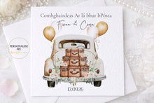 Load image into Gallery viewer, Wedding Car with Suitcases - Wedding card
