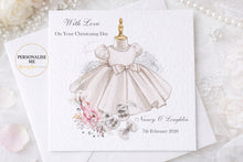 Load image into Gallery viewer, Christening Dress Greeting Card
