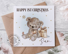 Load image into Gallery viewer, Baby Bear Christmas Card
