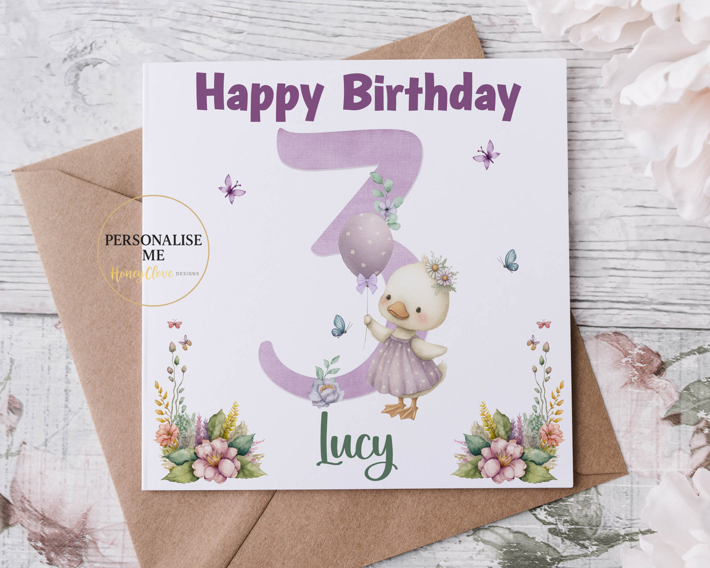 Little Duckling Birthday Card