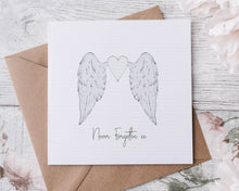 Load image into Gallery viewer, Remembrance Card - Simple Angel Wings
