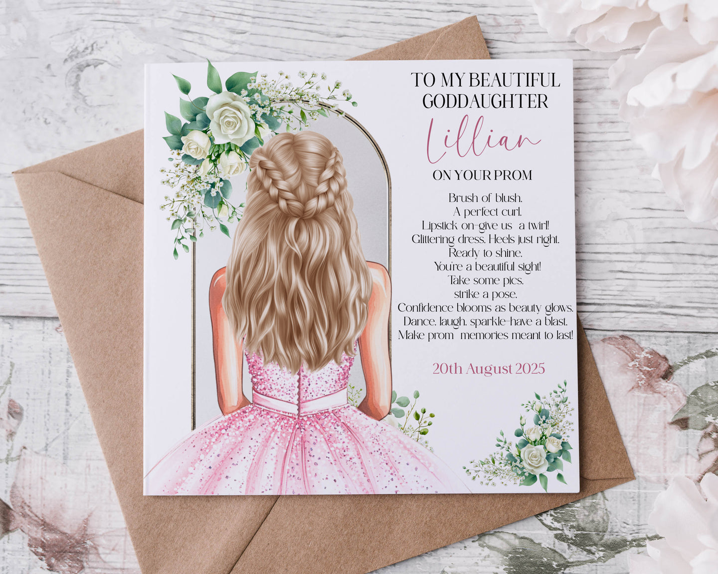 Debs/Prom Card - Ballgown