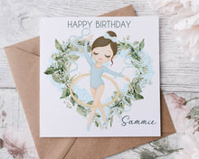Load image into Gallery viewer, Little Gymnast Birthday Card
