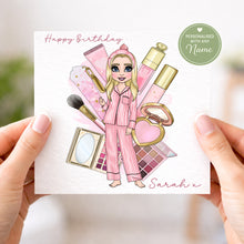 Load image into Gallery viewer, Personalised Teen Girl Birthday Card
