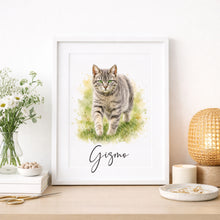 Load image into Gallery viewer, Bespoke Cat Illustration - From Photo to Print!
