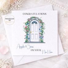 Load image into Gallery viewer, Personalised Front Door New Home Card
