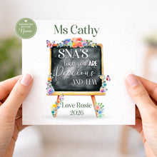 Load image into Gallery viewer, Personalised SNA Thank you Card - Noticeboard
