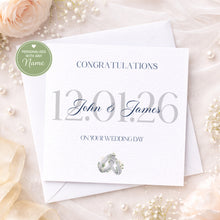 Load image into Gallery viewer, Contemporary Wedding Card
