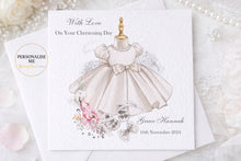 Load image into Gallery viewer, Christening Dress Greeting Card
