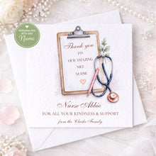 Load image into Gallery viewer, Thank you Nurse/Midwife/Medical Team Clipboard

