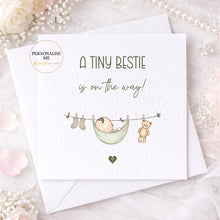 Load image into Gallery viewer, Best Friend Pregnancy Card - Tiny Bestie!
