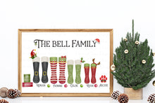 Load image into Gallery viewer, Christmas Boot Family Cushion
