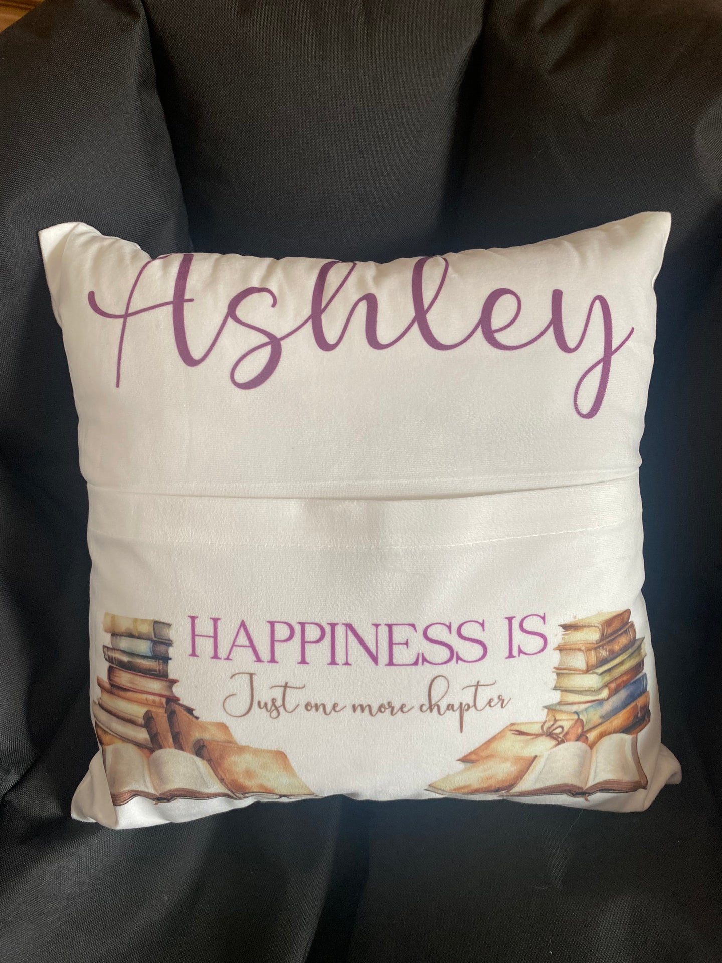 Personalised Book Cushion - One more chapter