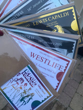 Load image into Gallery viewer, Foiled Concert Ticket/Event Ticket
