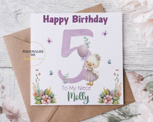 Load image into Gallery viewer, Little Duckling Birthday Card
