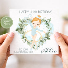 Load image into Gallery viewer, Little Gymnast Birthday Card
