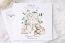 Load image into Gallery viewer, Christening Card  -Cute Baby Outfit
