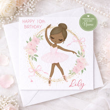 Load image into Gallery viewer, Little Ballet Dancer Birthday Card
