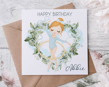 Load image into Gallery viewer, Little Gymnast Birthday Card
