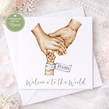 Load image into Gallery viewer, New Baby Card - Holding Hands
