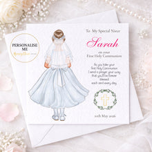 Load image into Gallery viewer, Communion Card for Daughter/Goddaughter/Granddaughter
