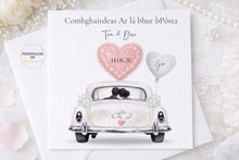 Load image into Gallery viewer, As Gaeilge Wedding Card
