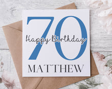 Load image into Gallery viewer, 30/40/50/60/70/80 etc Birthday Card
