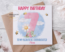 Load image into Gallery viewer, Daisy themed birthday card

