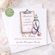 Load image into Gallery viewer, Thank you Nurse/Midwife/Medical Team Clipboard
