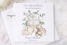 Load image into Gallery viewer, Christening Card  -Cute Baby Outfit
