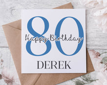 Load image into Gallery viewer, 30/40/50/60/70/80 etc Birthday Card
