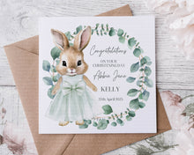 Load image into Gallery viewer, Flopsy bunny NEW BABY Card - Girl

